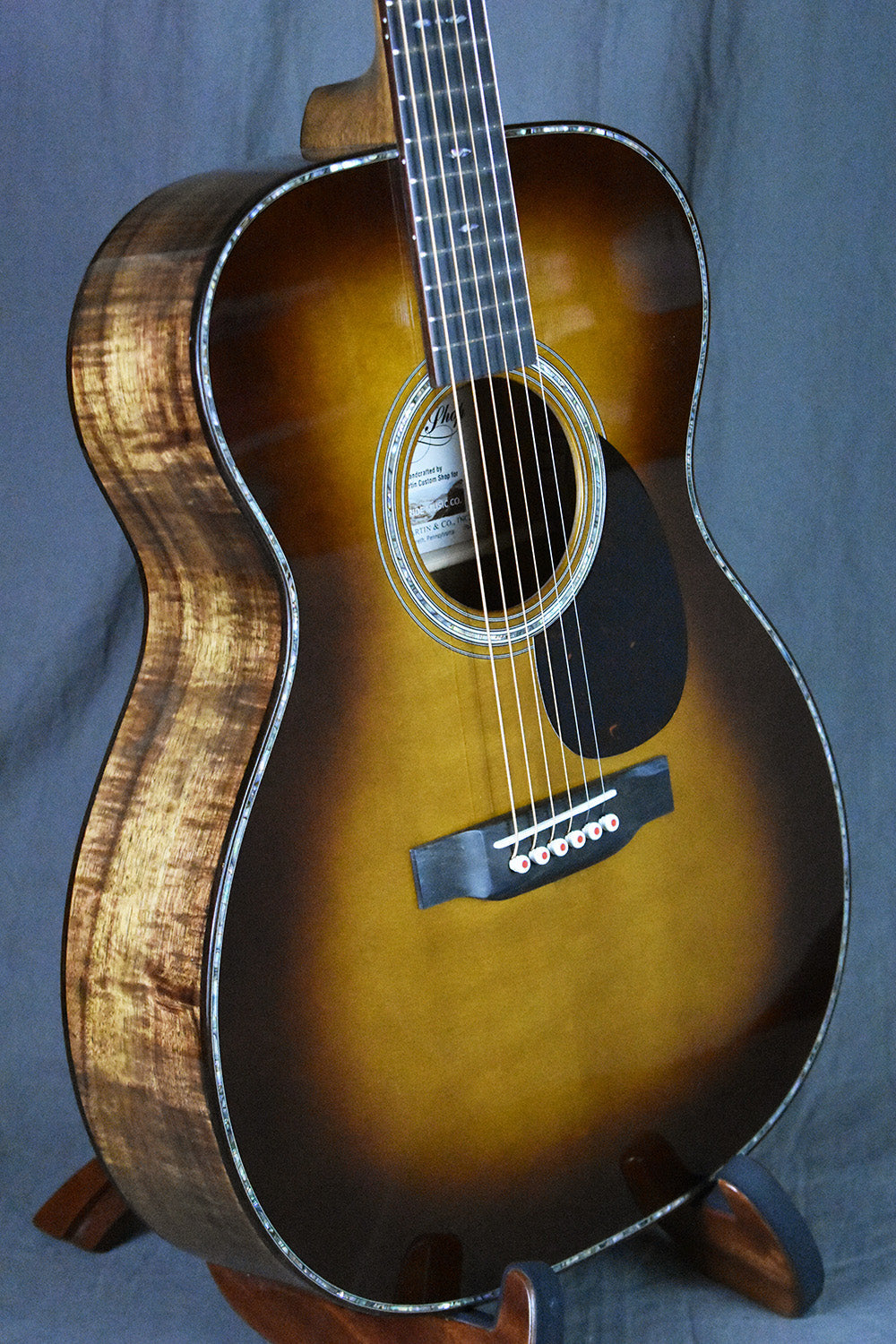 Martin Custom Shop OM-41 Koa Ambertone