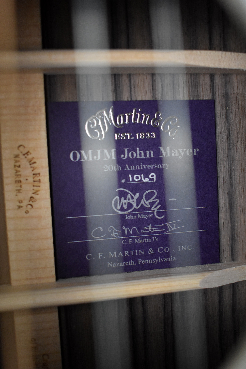 Martin OMJM 20th Anniversary John Mayer Signature #1069