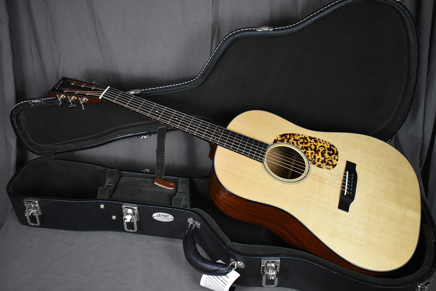 Collings DS1 Old Growth Sitka w/ 1-3/4" Nut & Dalmation Pickguard