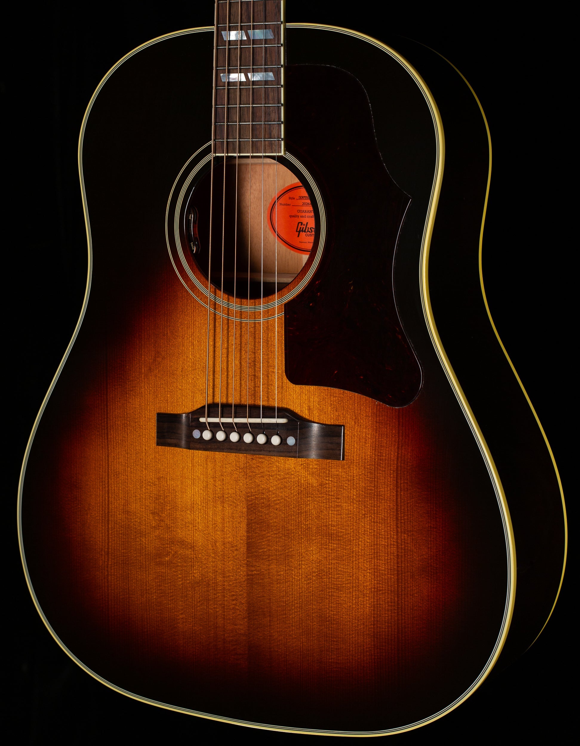 Gibson Southern Jumbo Original Thermal Aged Red Spruce Vintage Sunburst (078)