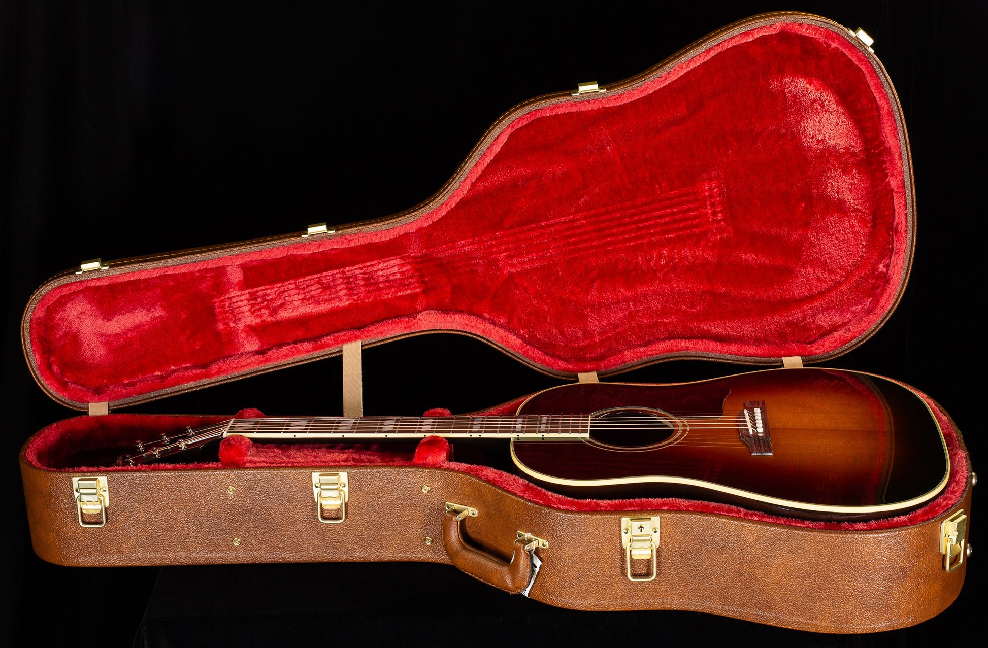 Gibson Custom Shop Willcutt Exclusive Southern Jumbo Original Vintage Sunburst Thermally Aged Red Spruce (154)