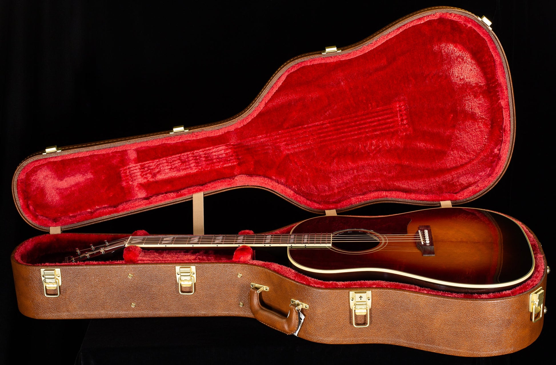 Gibson Custom Shop Willcutt Exclusive Southern Jumbo Original Vintage Sunburst Thermally Aged Red Spruce (158)