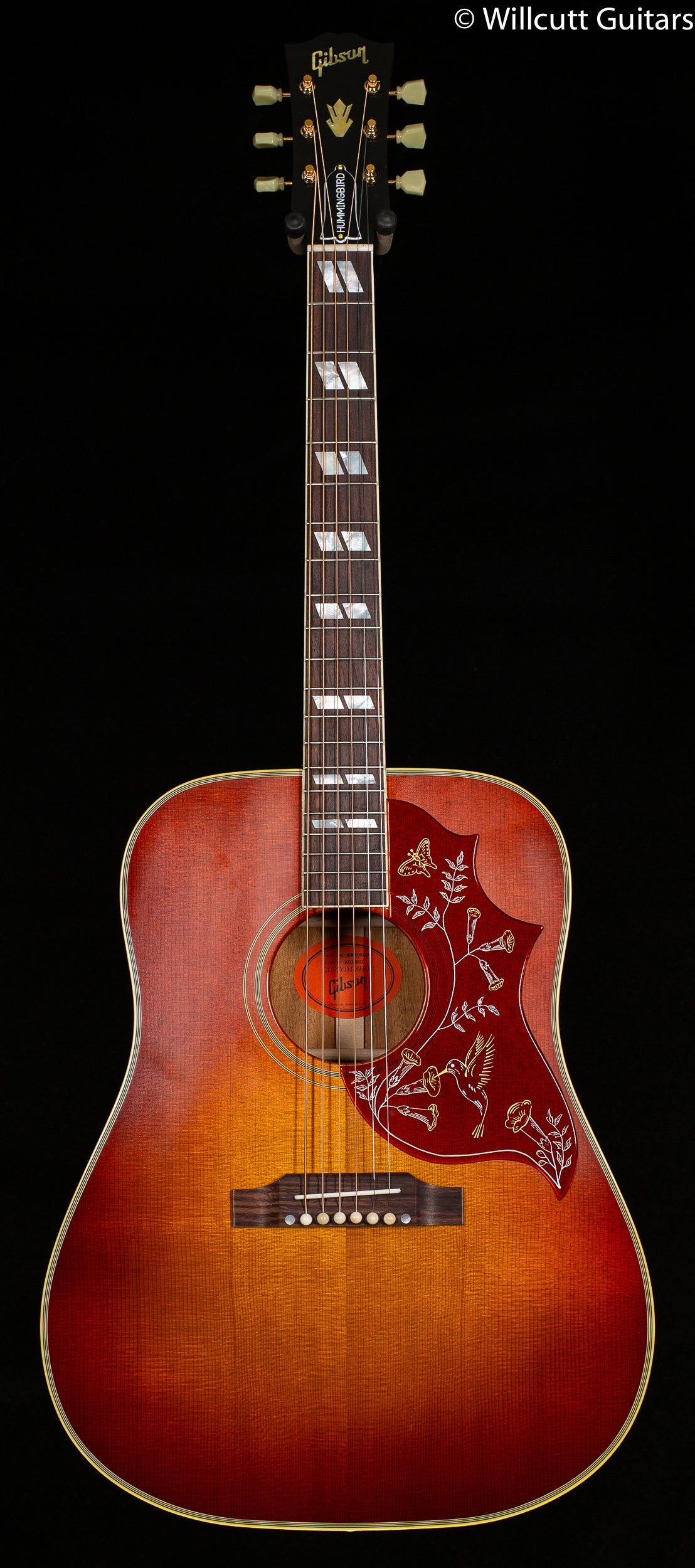 Gibson 1960 Hummingbird Fixed Bridge Heritage Cherry Burst