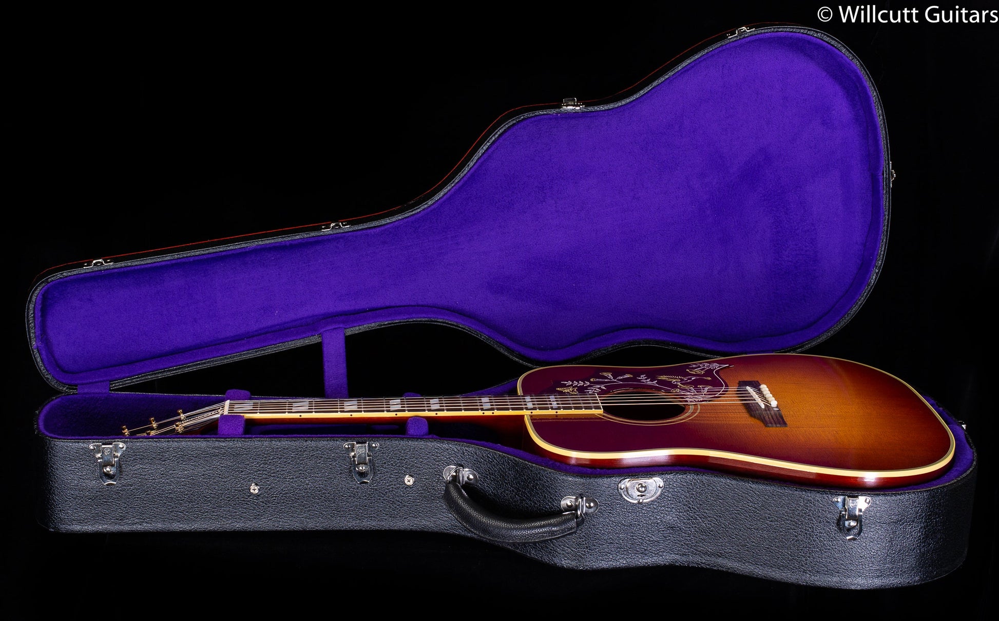 Gibson 1960 Hummingbird Fixed Bridge Heritage Cherry Burst