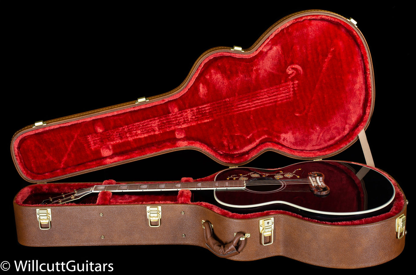 Gibson Custom Shop SJ-200 Original Willcutt Exclusive Red Spruce Ebony (103)