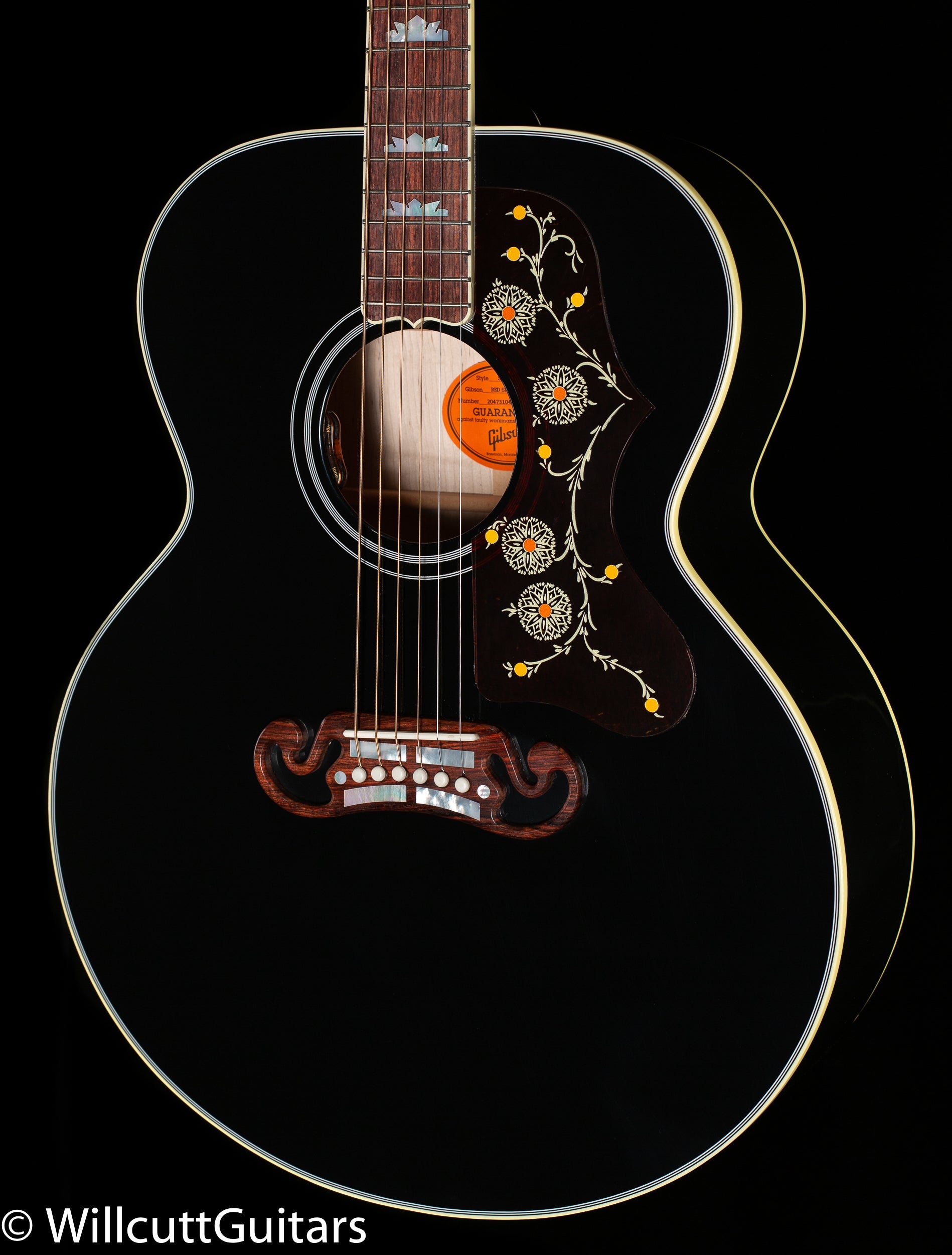 Gibson Custom Shop SJ-200 Original Willcutt Exclusive Red Spruce Ebony (104)