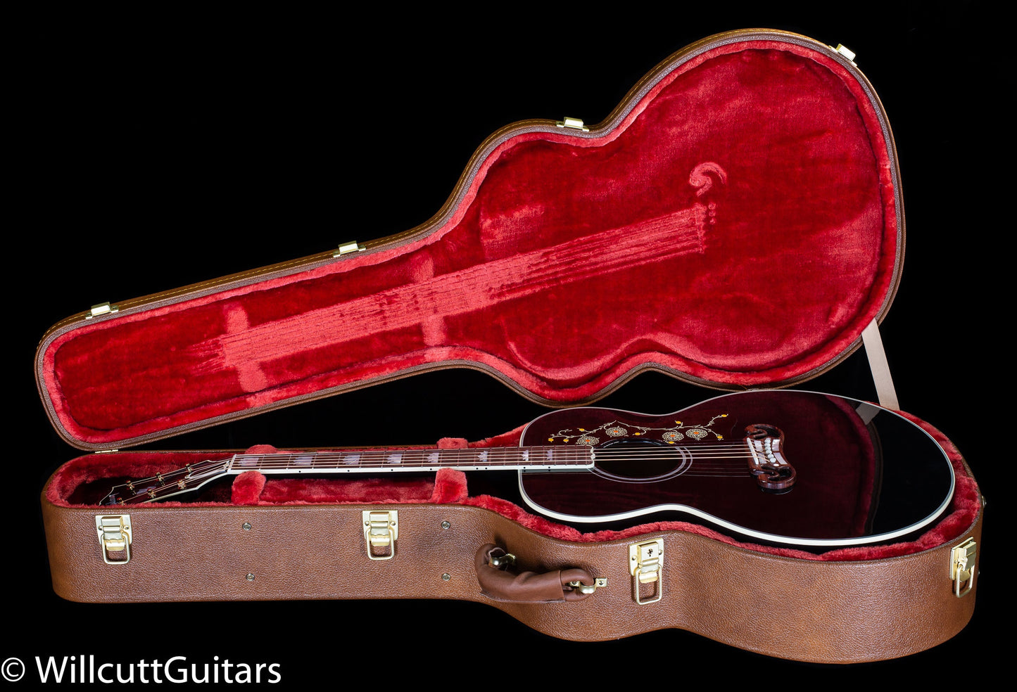 Gibson Custom Shop SJ-200 Original Willcutt Exclusive Red Spruce Ebony (104)