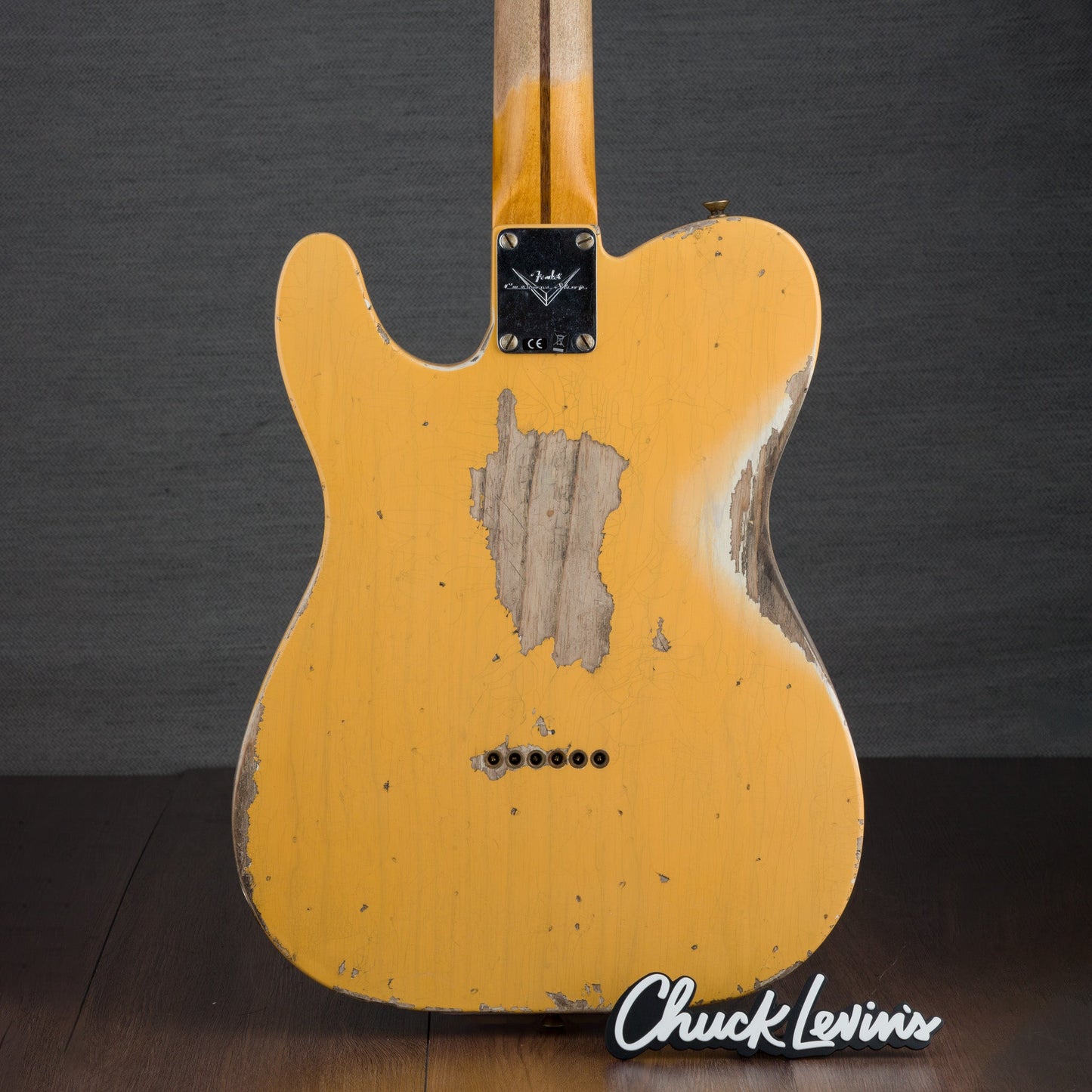 Fender Custom Shop 1950 Double Esquire Heavy Relic Electric Guitar - Aged Nocaster Blonde