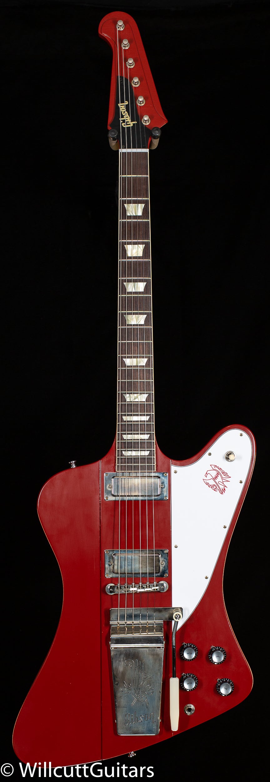 Gibson Custom Shop 1963 Firebird V w/ Maestro Vibrola Murphy Lab Ulra Light Aged Ember Red (953)