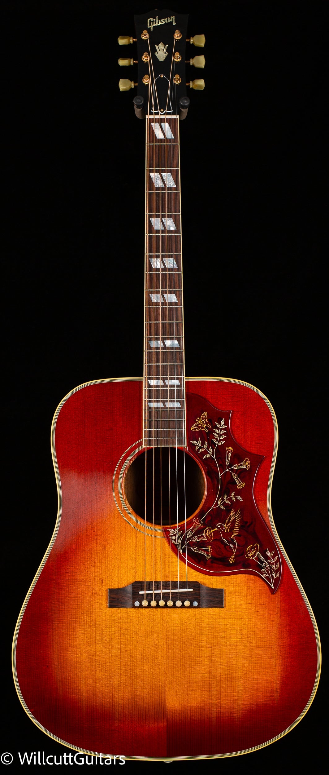 Gibson Custom Shop 1960 Hummingbird Murphy Lab Light Aged Heritage Cherry Sunburst (101)