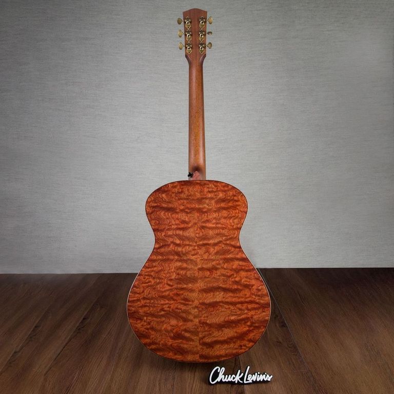 Bedell Seed to Song OM Acoustic Guitar - Quilt Bubinga and Sitka Spruce - Triple Burst - CHUCKSCLUSIVE - #1122007