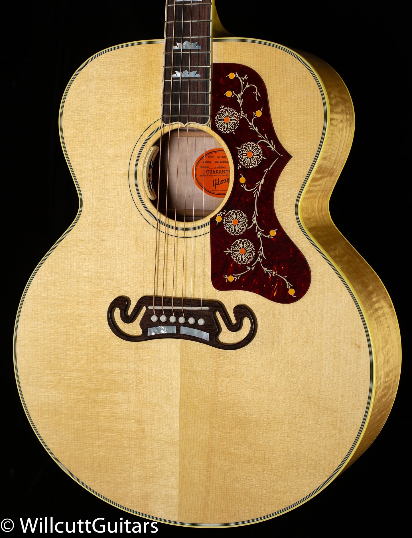 Gibson Custom Shop SJ-200 Standard Willcutt Exclusive Red Spruce Antique Natural (026)