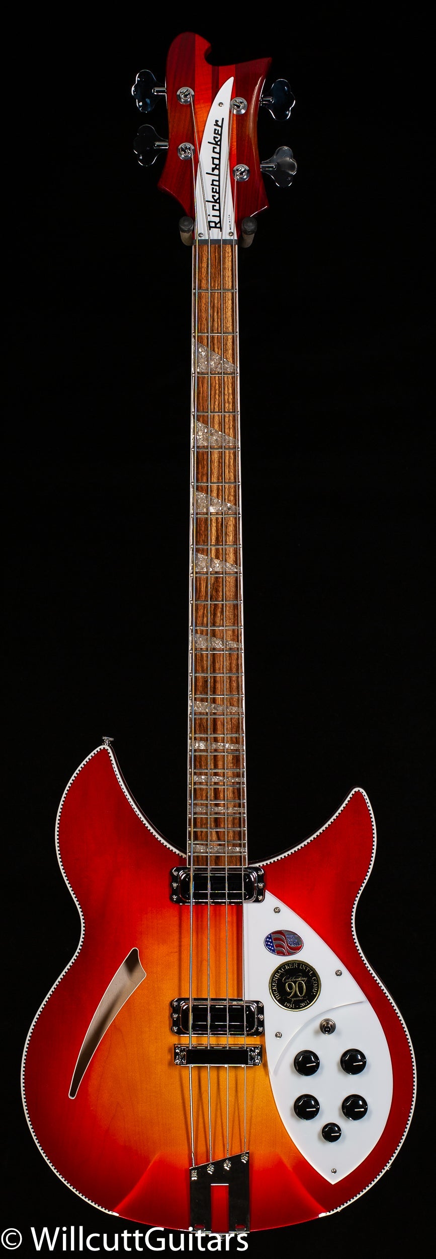 Rickenbacker 90th Anniversary 4005XC Bass Amber FireGlo Bass Guitar (769)