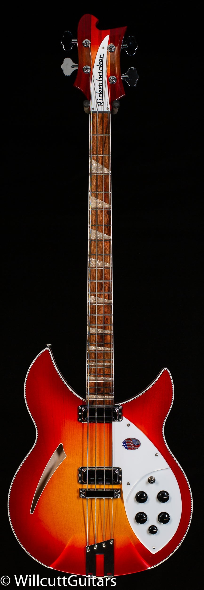 Rickenbacker 90th Anniversary 4005XC Bass Amber FireGlo Bass Guitar (769)