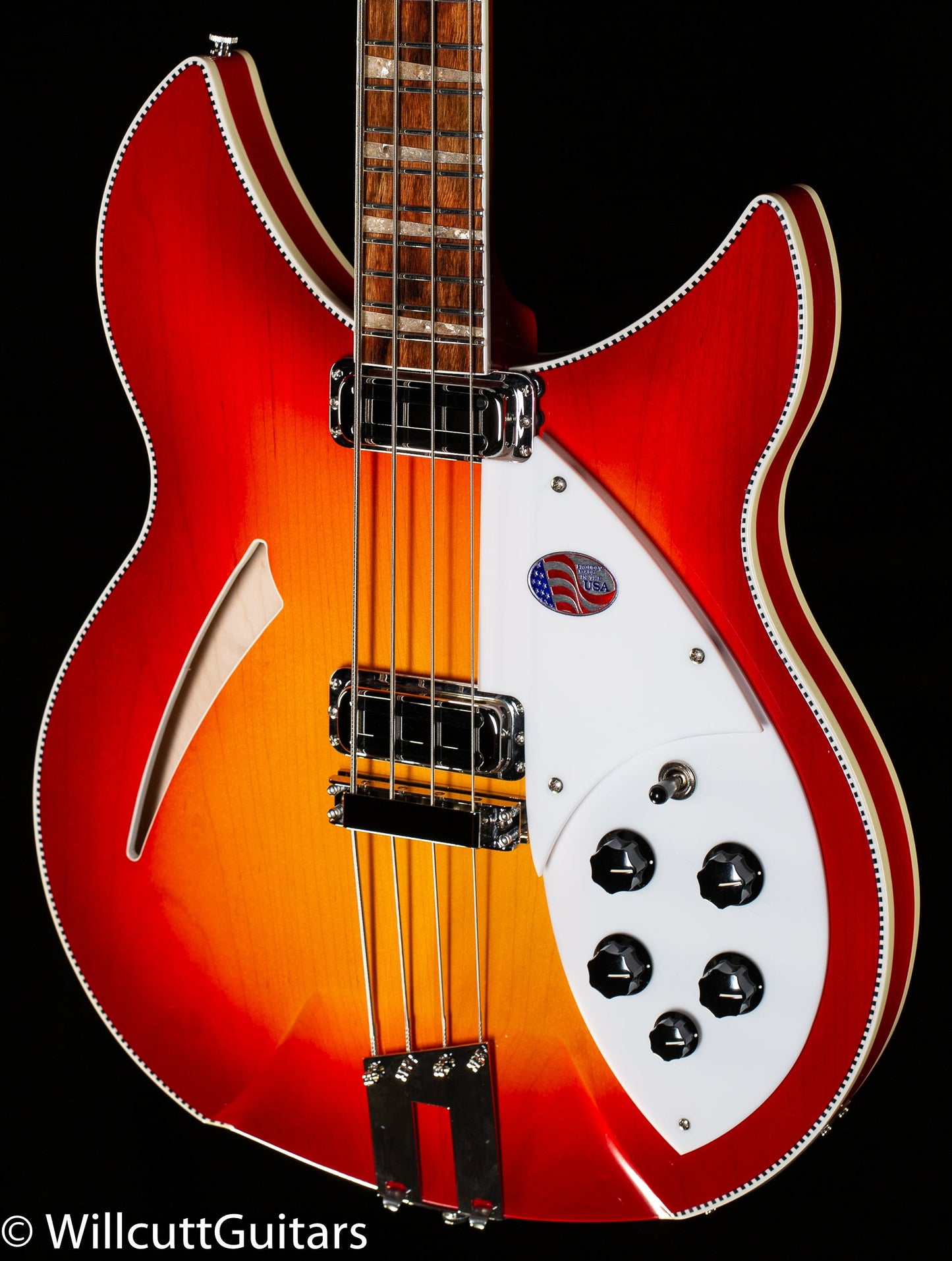 Rickenbacker 90th Anniversary 4005XC Bass Amber FireGlo Bass Guitar (769)