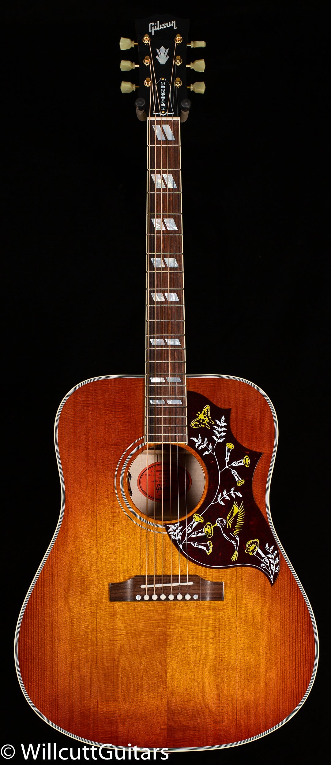 Gibson Hummingbird Maple Heritage Cherry Sunburst (368)