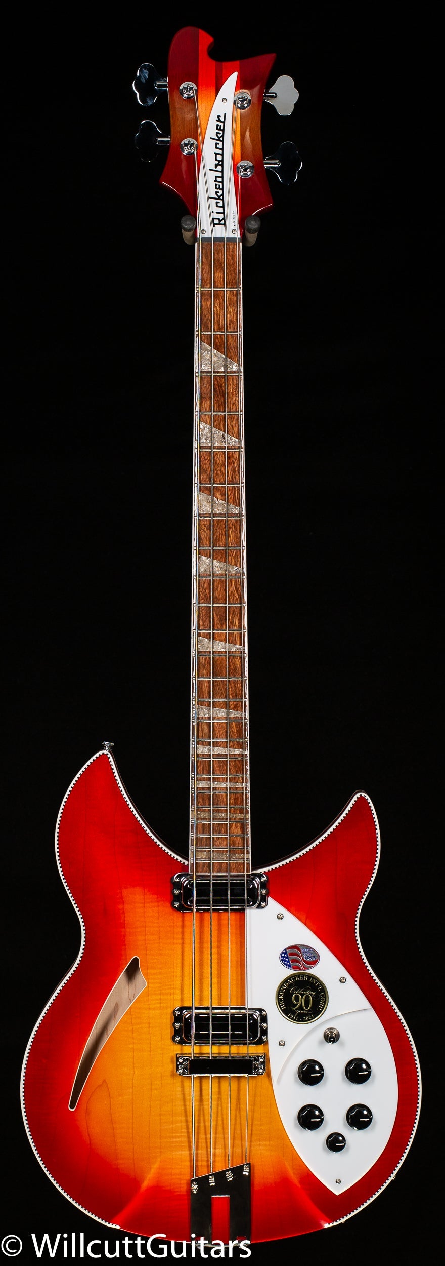 Rickenbacker 90th Anniversary 4005XC Bass Amber FireGlo Bass Guitar (769)