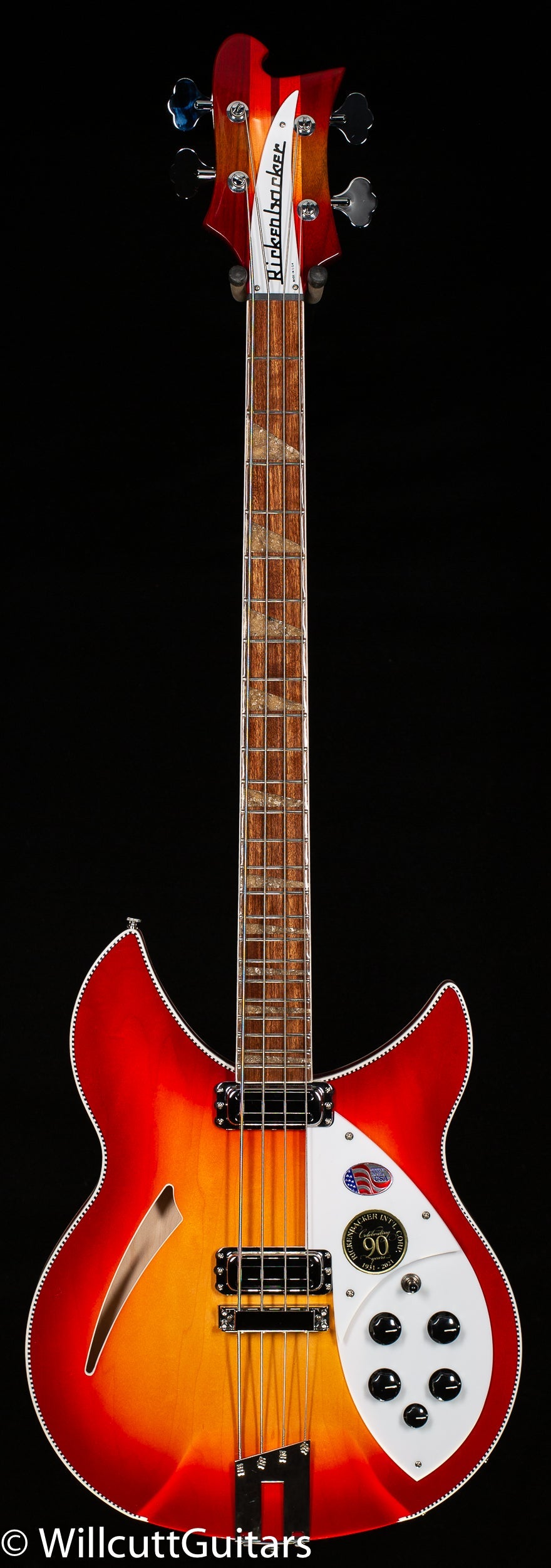 Rickenbacker 90th Anniversary 4005XC Bass Amber FireGlo Bass Guitar (769)