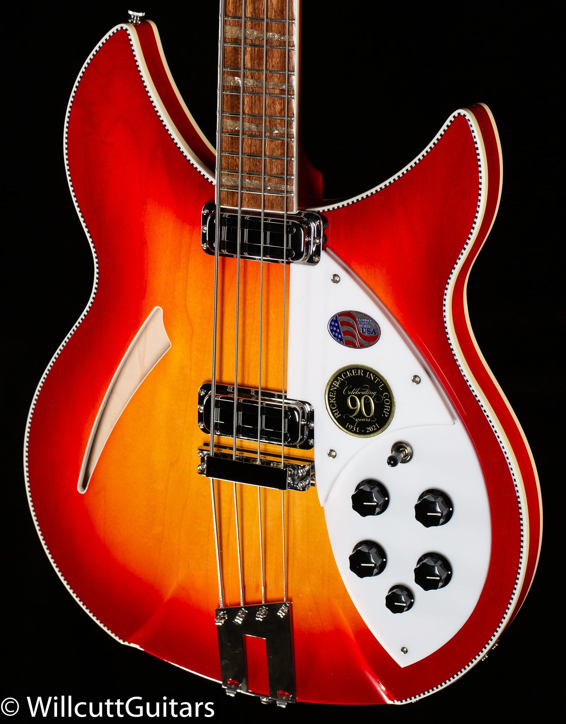 Rickenbacker 90th Anniversary 4005XC Bass Amber FireGlo Bass Guitar (769)