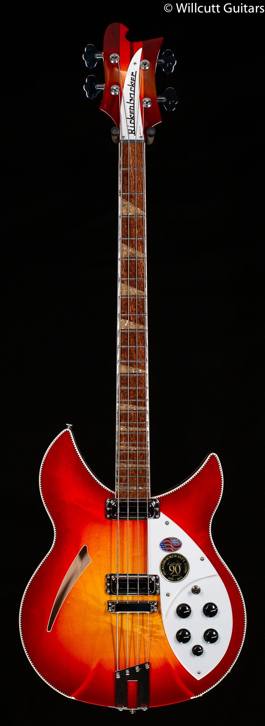 Rickenbacker 90th Anniversary 4005XC Bass Amber FireGlo Bass Guitar (769)