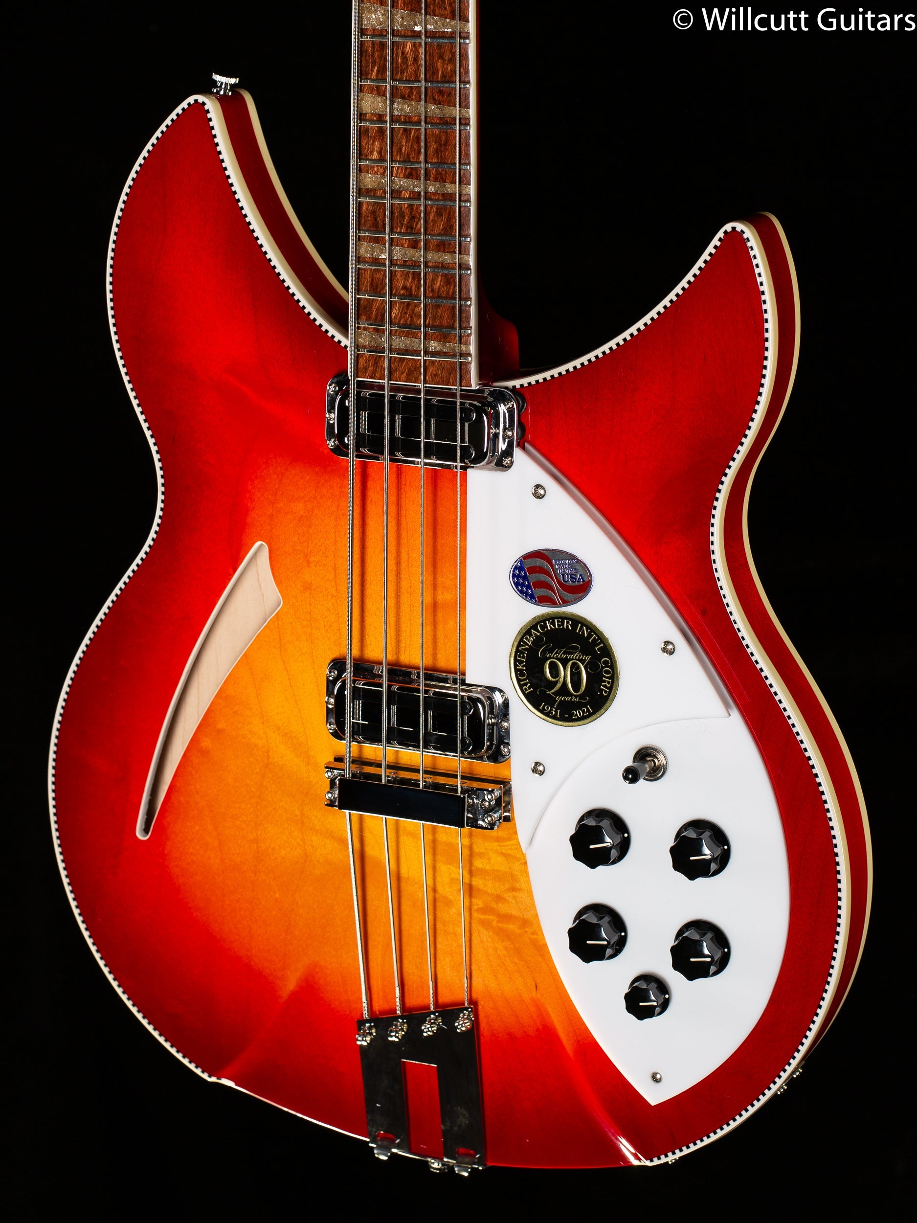 Rickenbacker 90th Anniversary 4005XC Bass Amber FireGlo Bass Guitar (769)