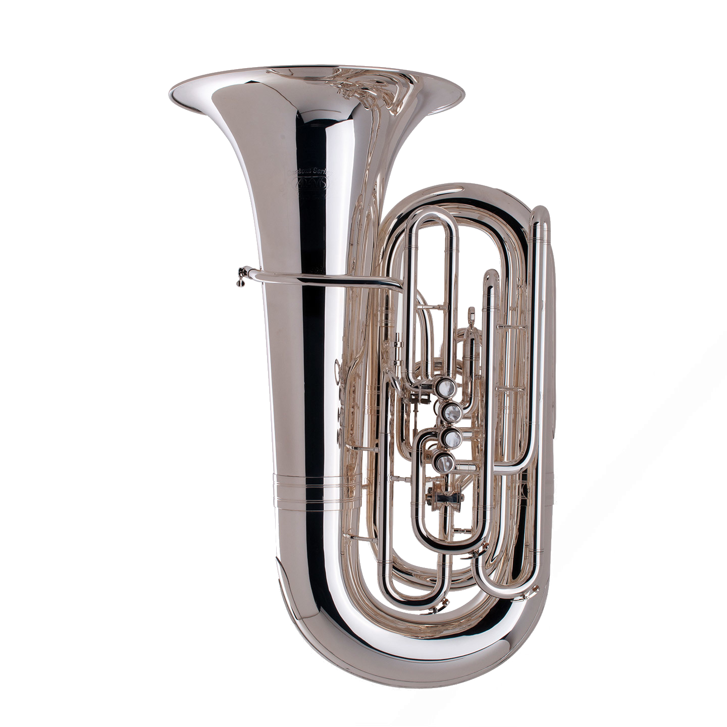 Adams 4/4 Size CC Tuba - Silver Plated
