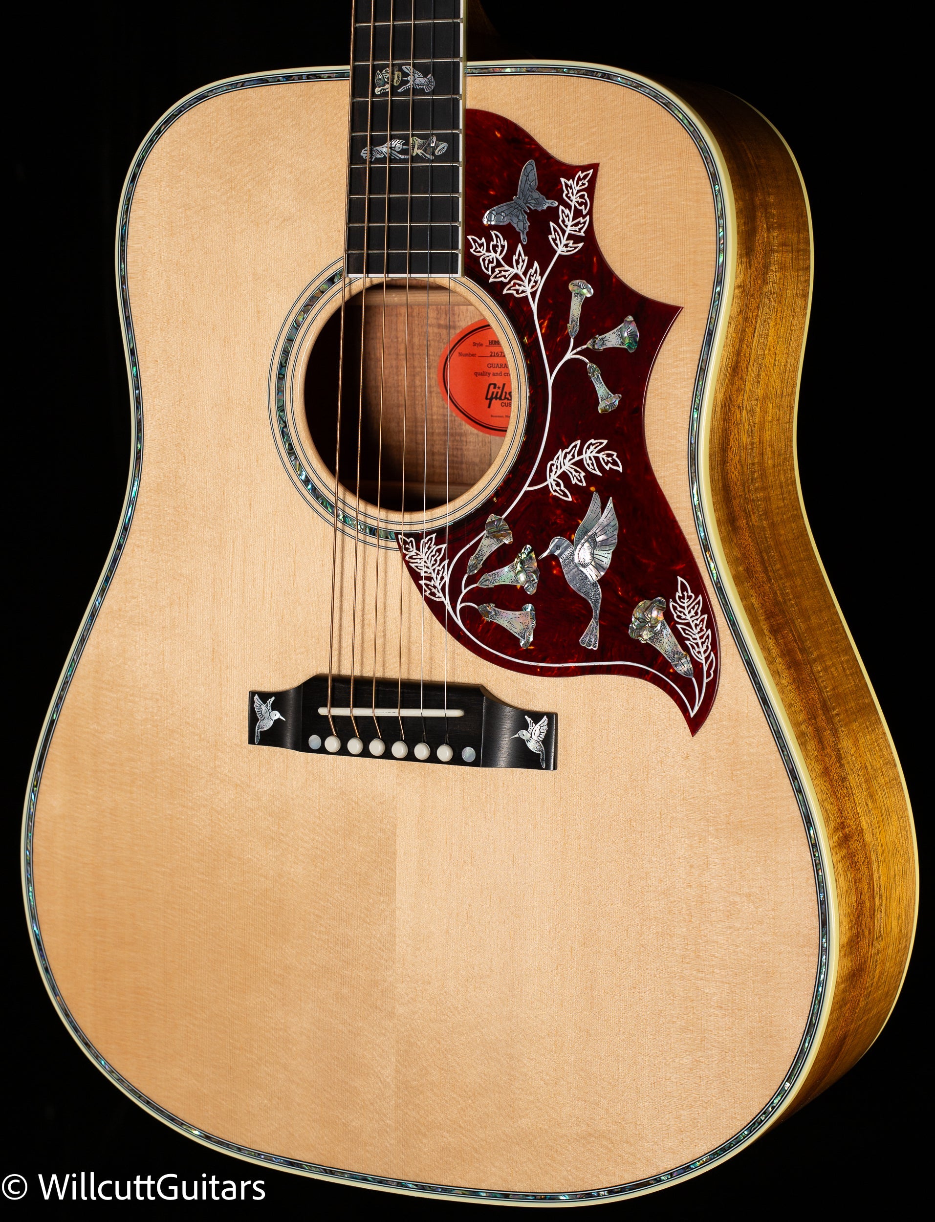 Gibson Hummingbird Custom Koa Antique Natural (017)