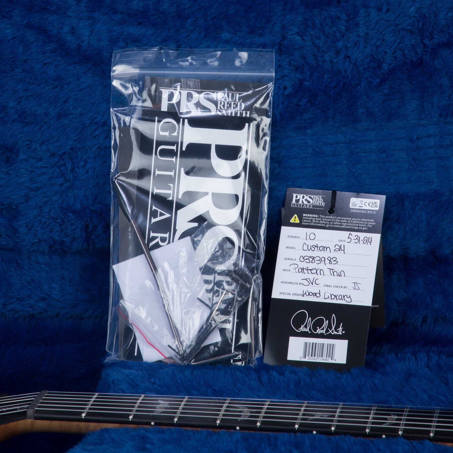 PRS Wood Library Custom 24 Electric Guitar - Private Stock Goldstorm Fade Finish - CHUCKSCLUSIVE - #240383983 - 2024