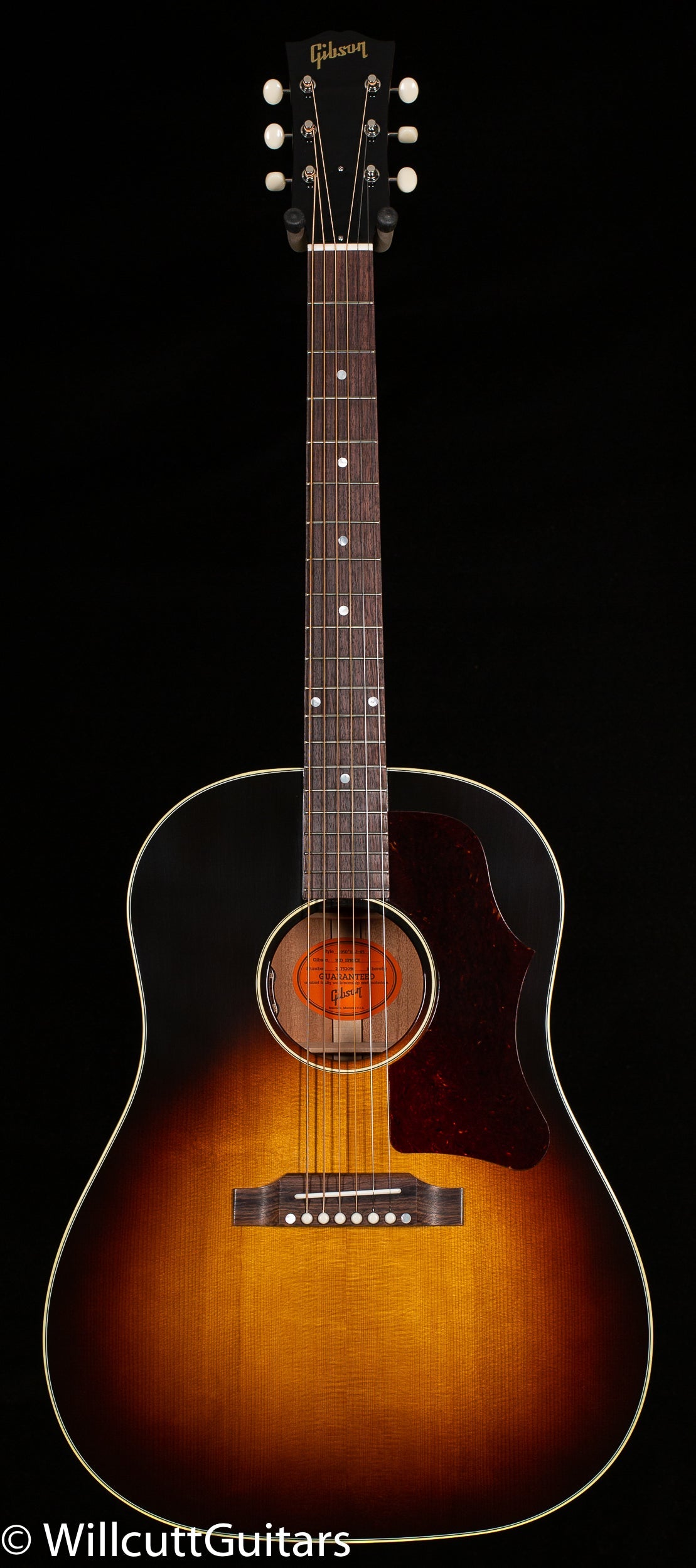 Gibson 50's J-45 Vintage Sunburst Thermally Aged Red Spruce (097)