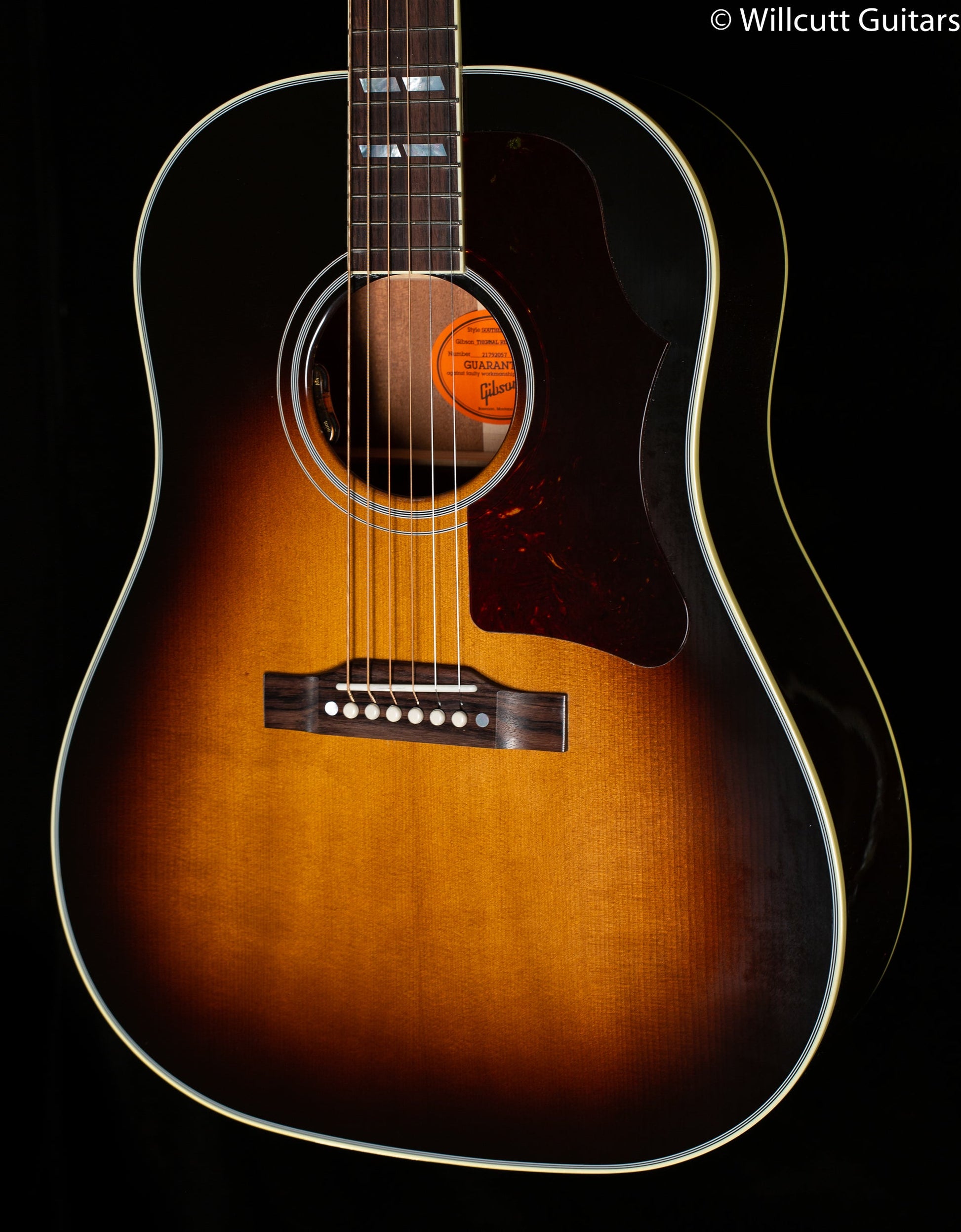 Gibson Southern Jumbo Original Vintage Sunburst Thermally Aged Red Spruce (057)