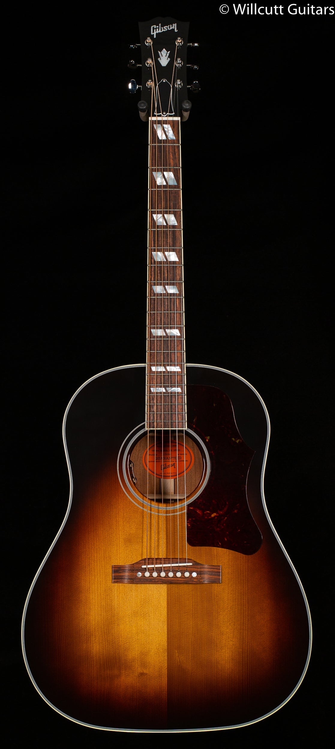 Gibson Custom Shop Willcutt Exclusive Southern Jumbo Original Vintage Sunburst Thermally Aged Red Spruce (062)