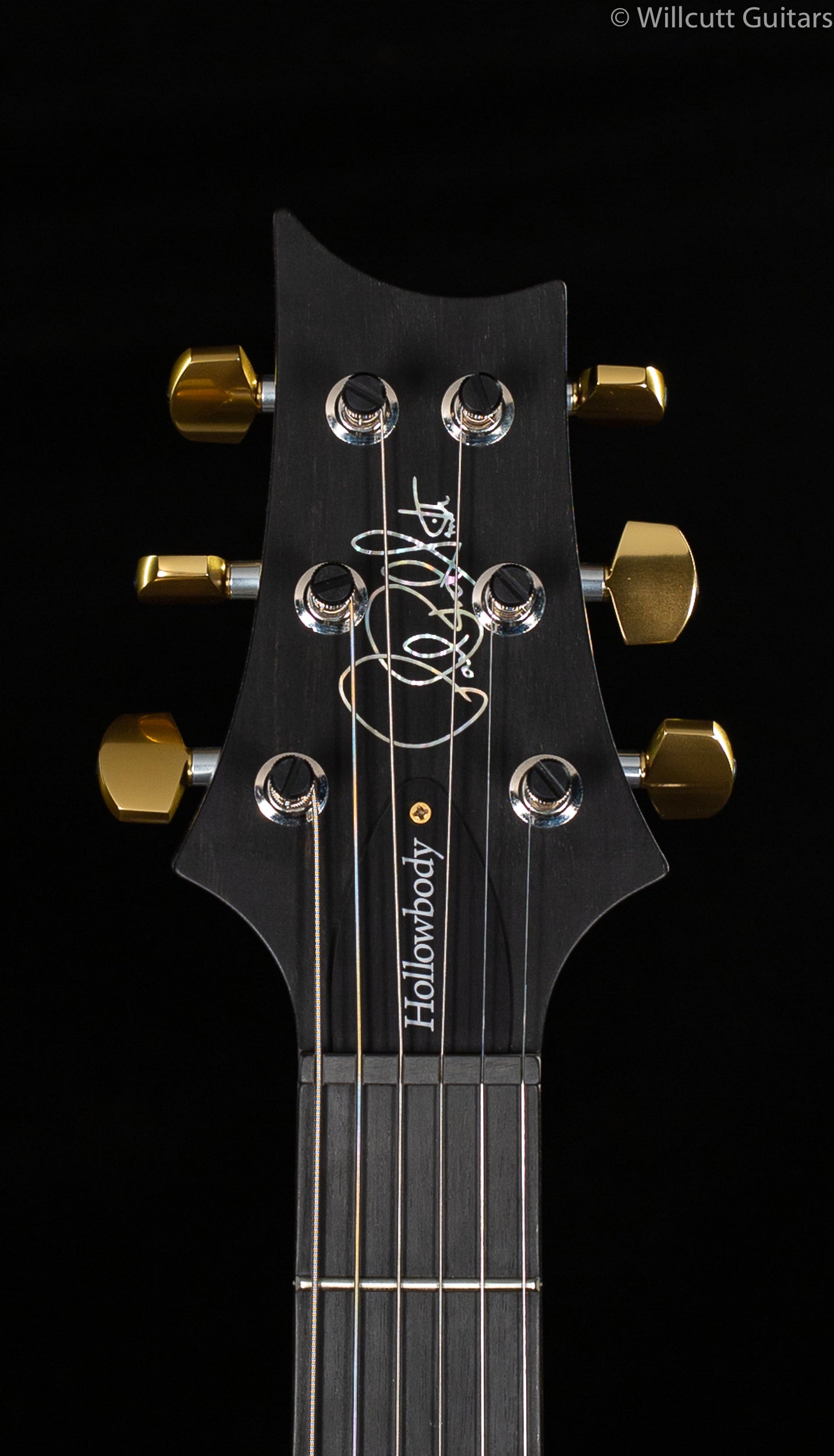 PRS Hollowbody II Black Gold Artist Package Rosewood Neck