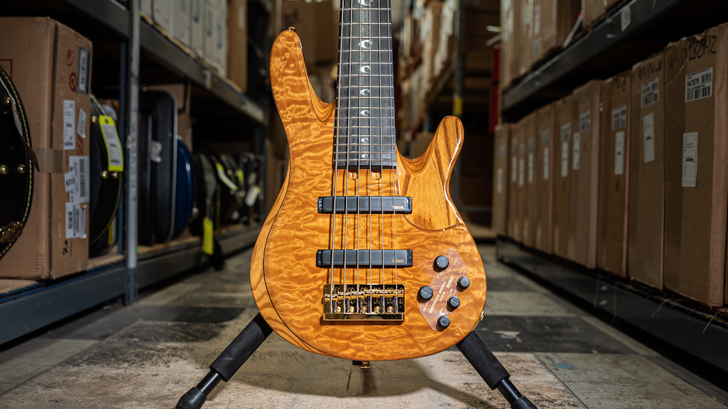 Yamaha John Patitucci Signature 6-String Bass Guitar - Amber