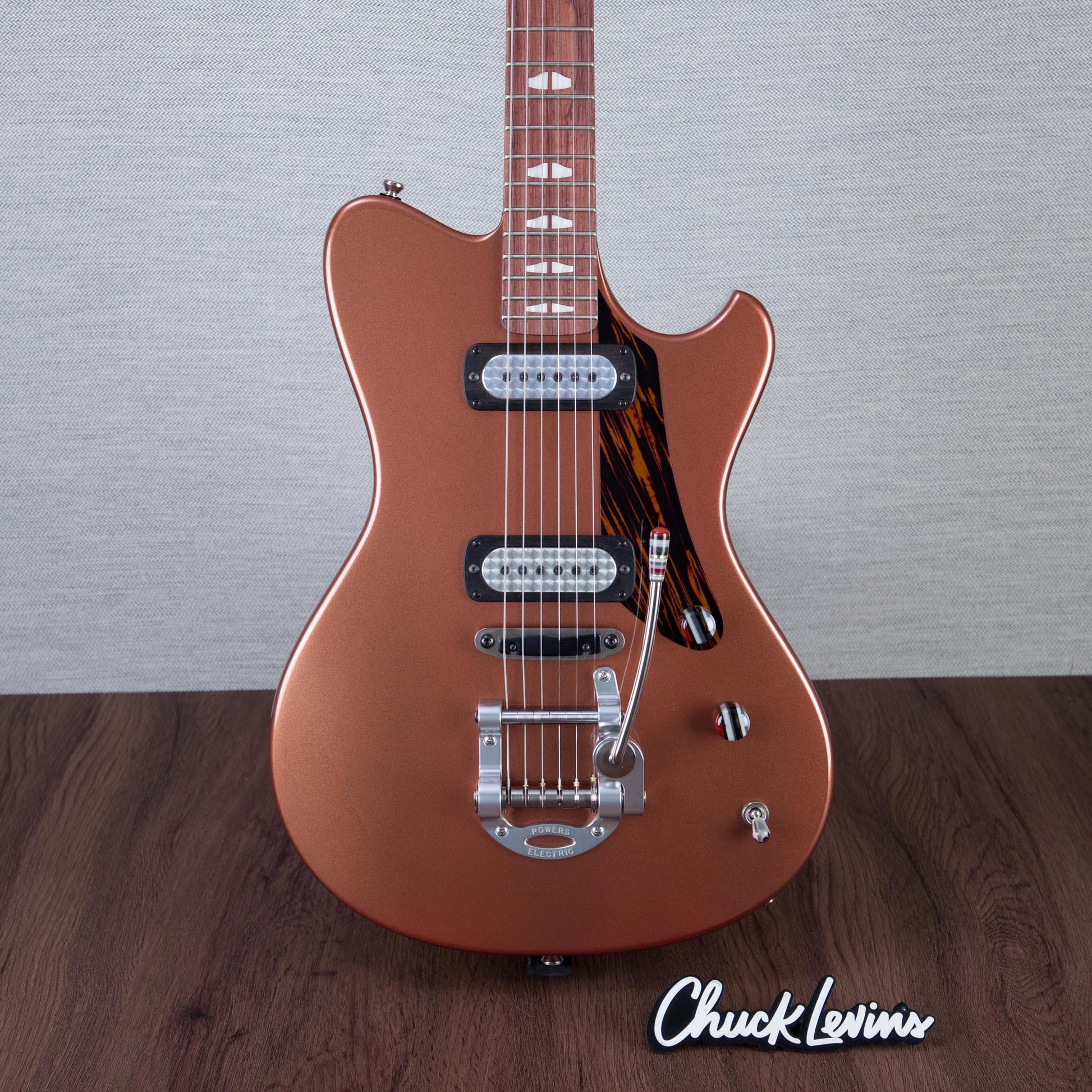 Powers Electric A-Type Select Maple Electric Guitar - Byzantine Gold - #B179