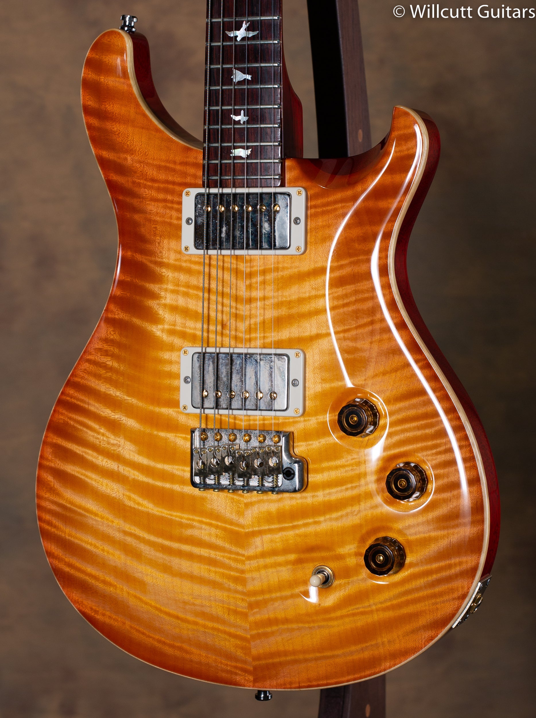PRS DGT Vintage Amber Burst Private Stock Top