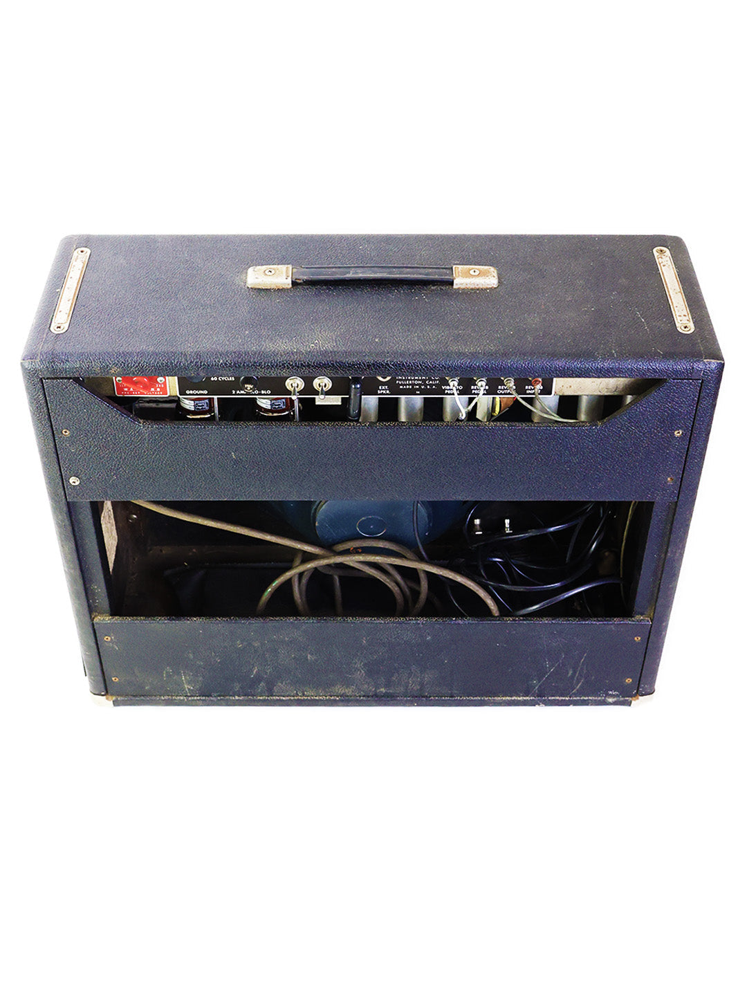 Vintage Fender Vibroverb 'Export Model' 40W Combo Amplifier - Blackface - USA 1964