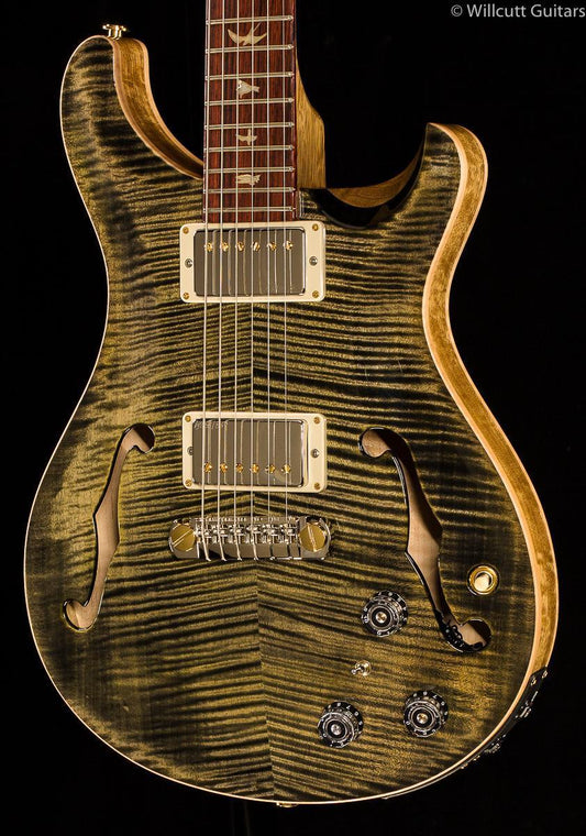 PRS Hollowbody II Obsidian Wood Library Edition