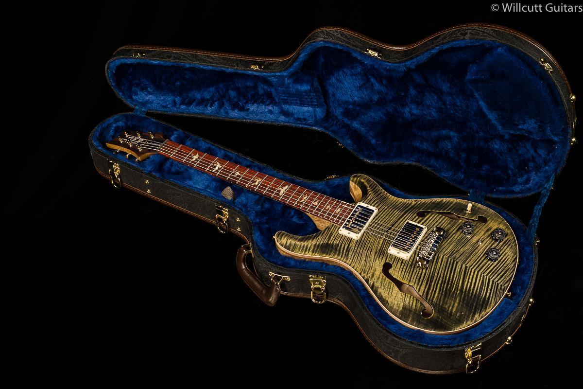 PRS Hollowbody II Obsidian Wood Library Edition