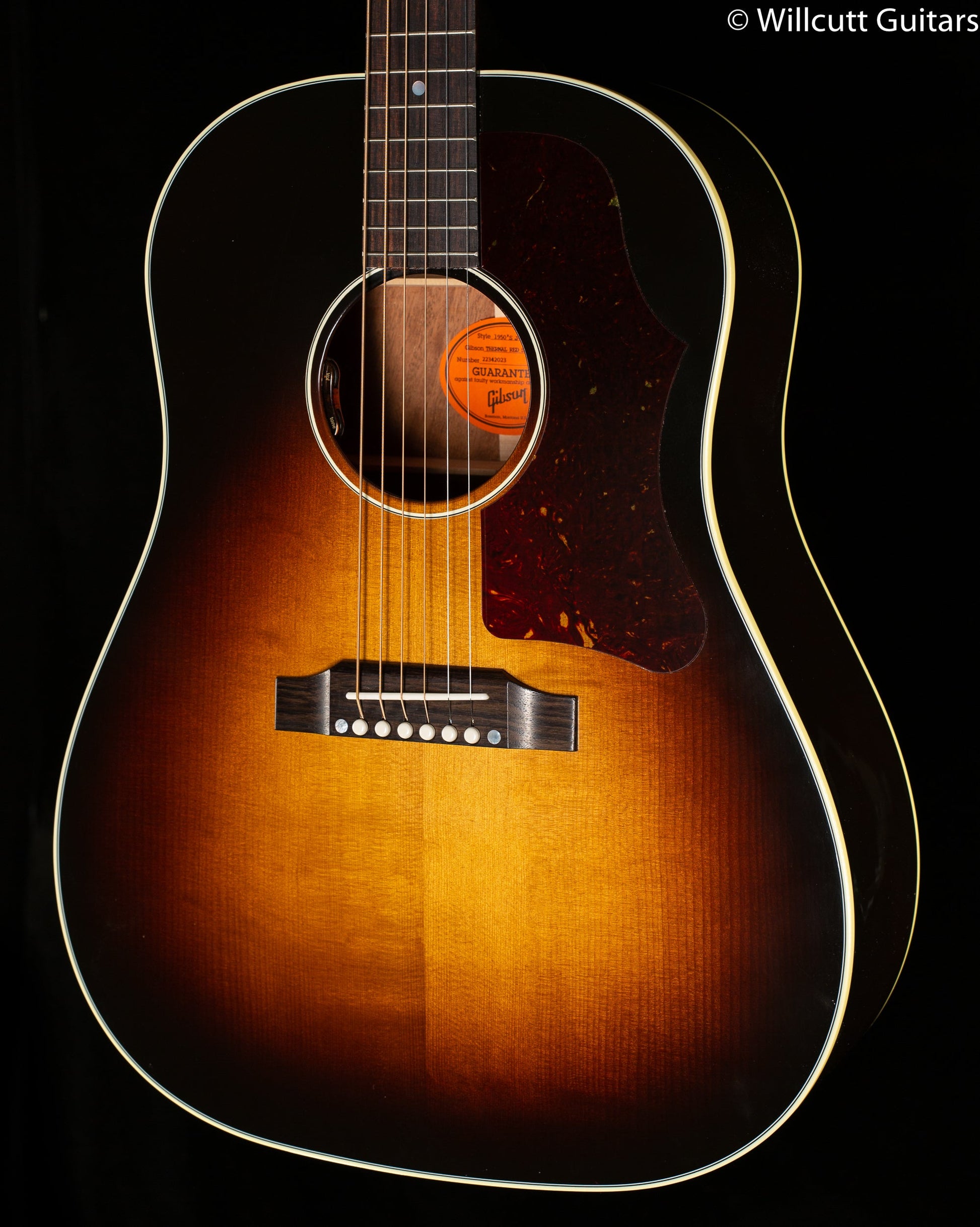 Gibson 50's J-45 Vintage Sunburst Thermally Aged Red Spruce (023)