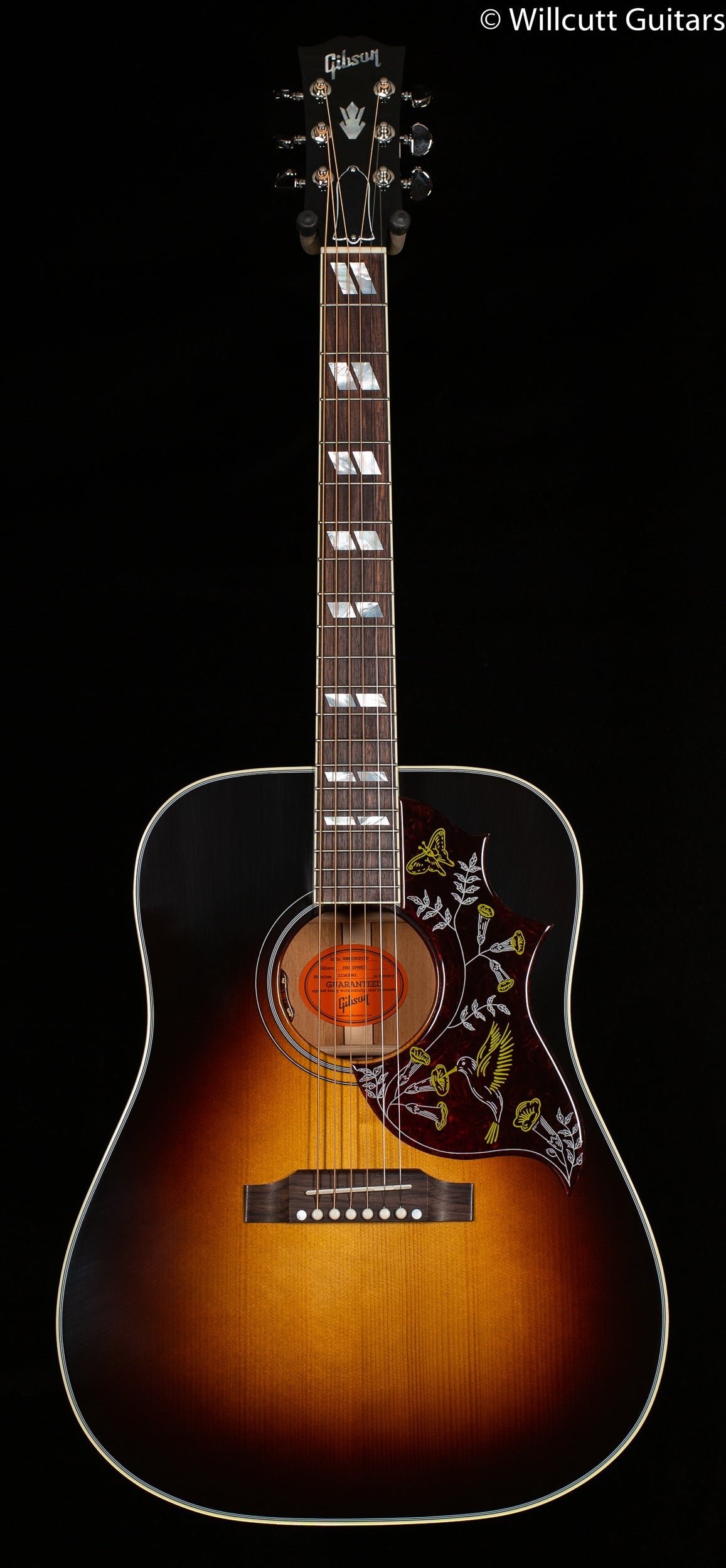Gibson Hummingbird Standard Vintage Sunburst Red Spruce Top (081)