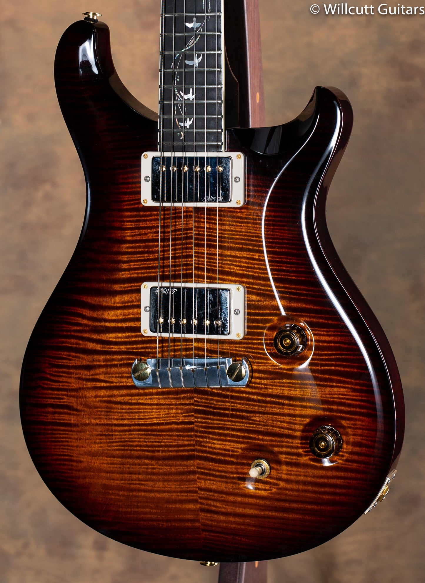PRS 30th Anniversary Vine McCarty Black Gold Wraparound Burst