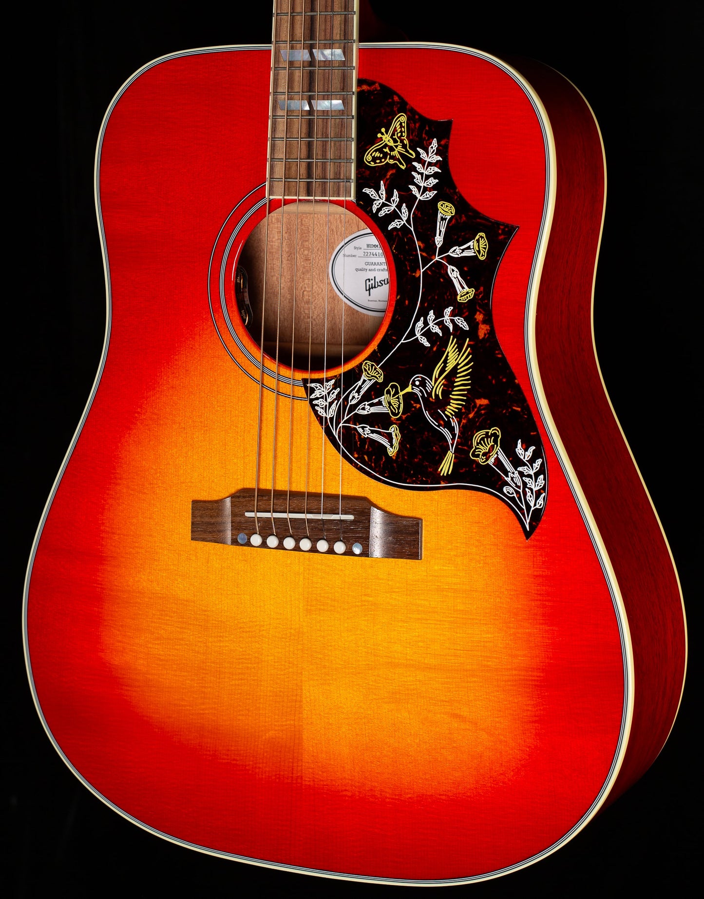 Gibson Hummingbird Standard Vintage Cherry Sunburst (102)