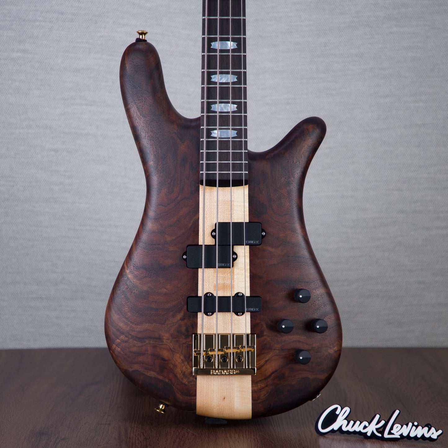 Spector USA NS-2 Electric Bass Guitar - Walnut Natural - #1929