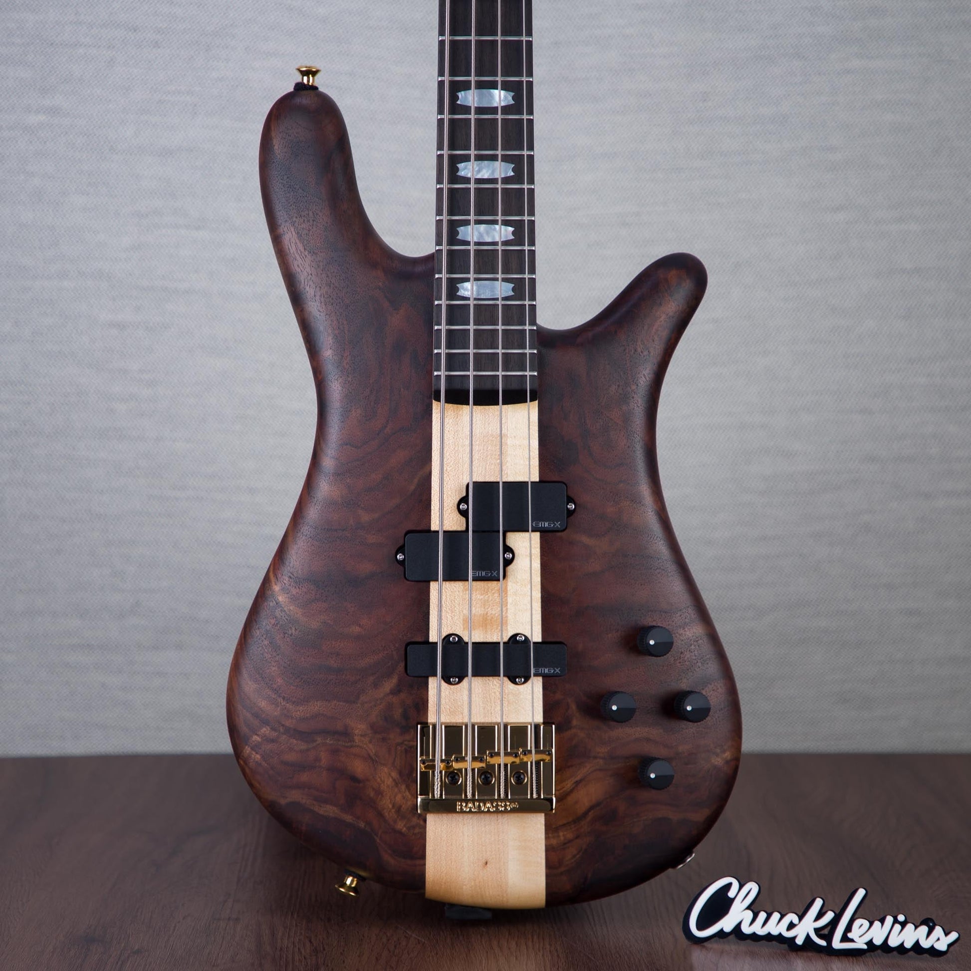 Spector USA NS-2 Electric Bass Guitar - Walnut Natural - #1929