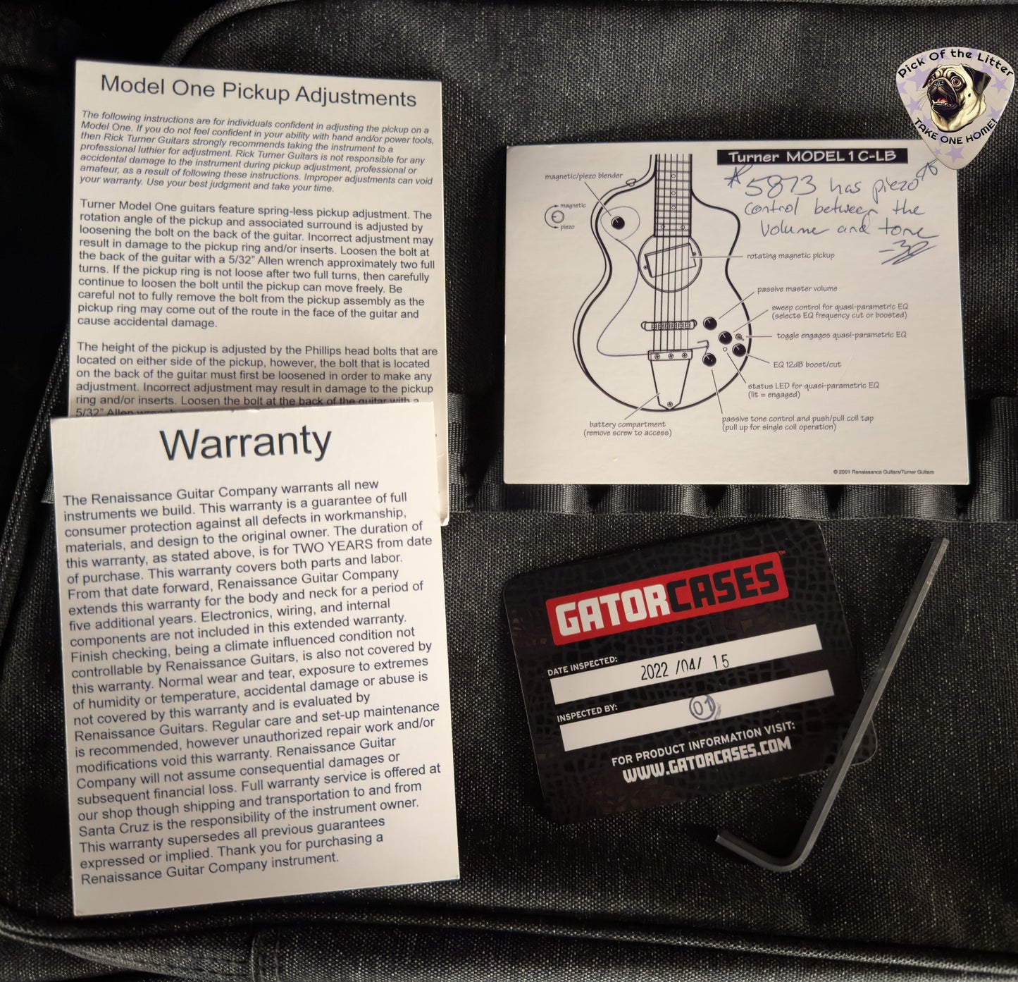 2023 Rick Turner Model 1 Special BP Bass