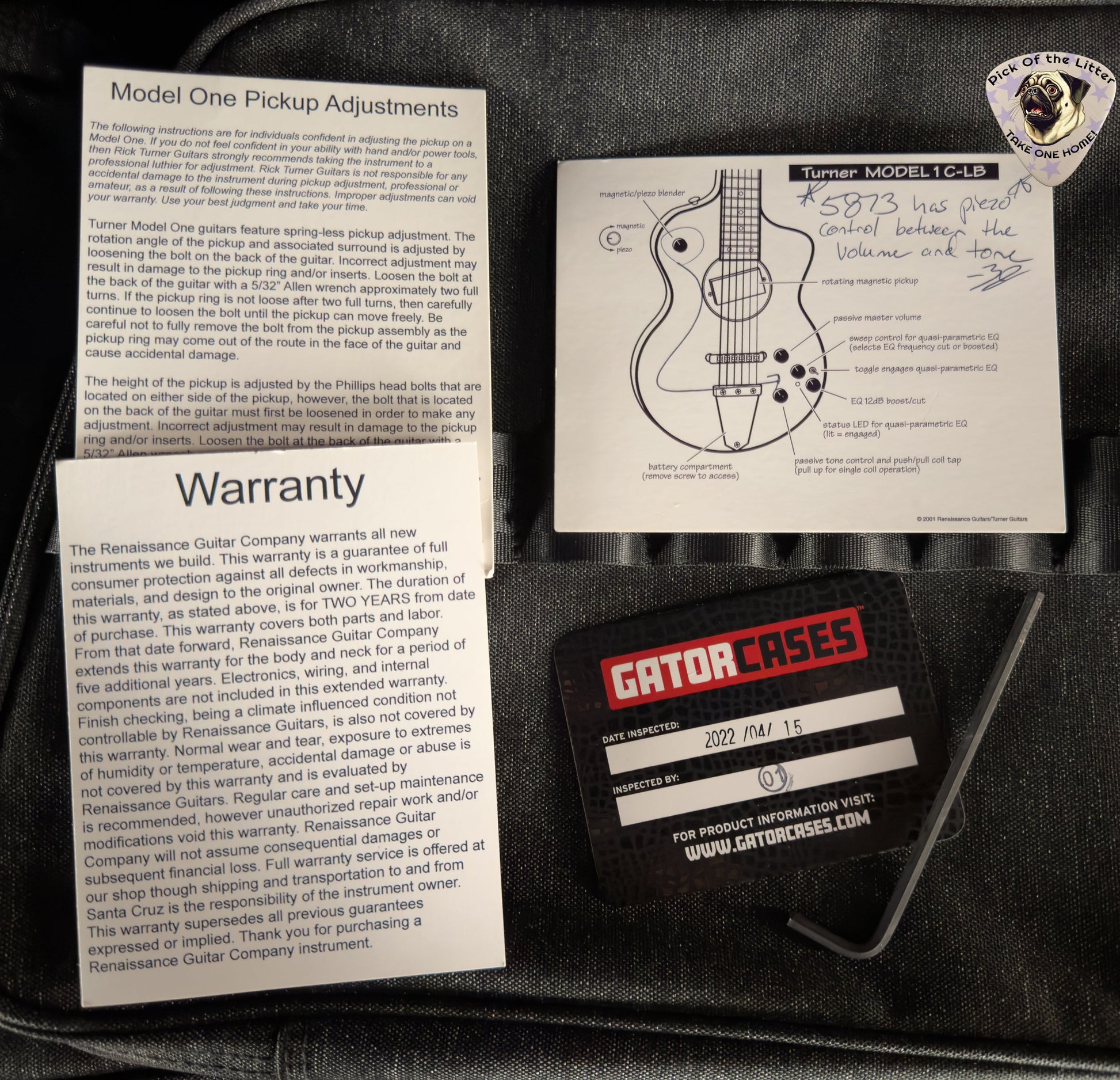 2023 Rick Turner Model 1 Special BP Bass