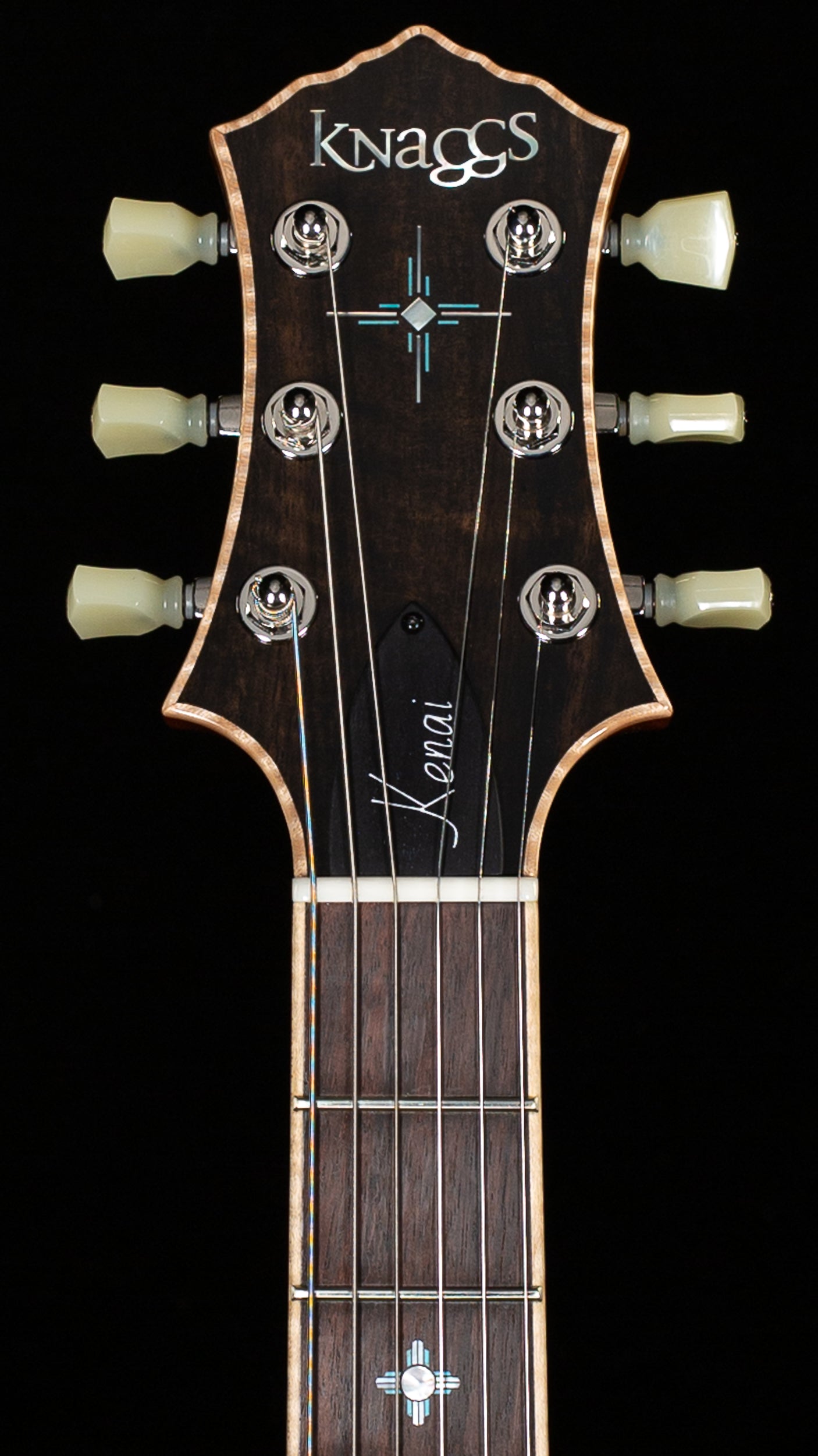 Knaggs Influence Kenai Hollowbody BeachBurst, Navajo Sun Package (351)