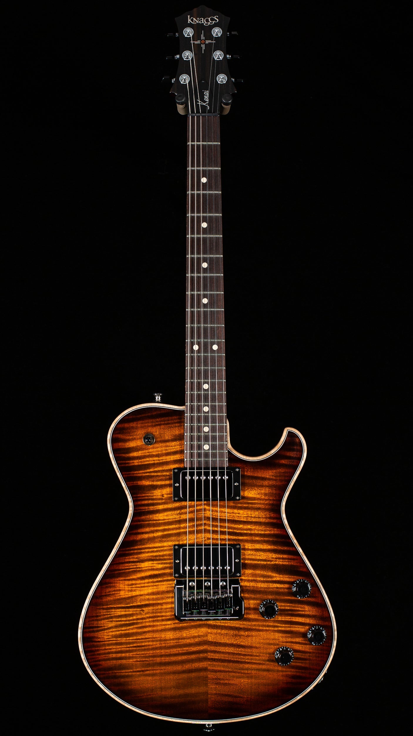 Knaggs Influence Kenai Trem Charcoal Tiger w/T2 Maple Top (377)