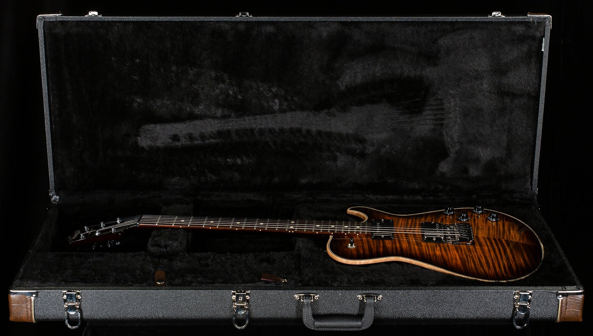 Knaggs Influence Kenai Trem Charcoal Tiger w/T2 Maple Top (377)