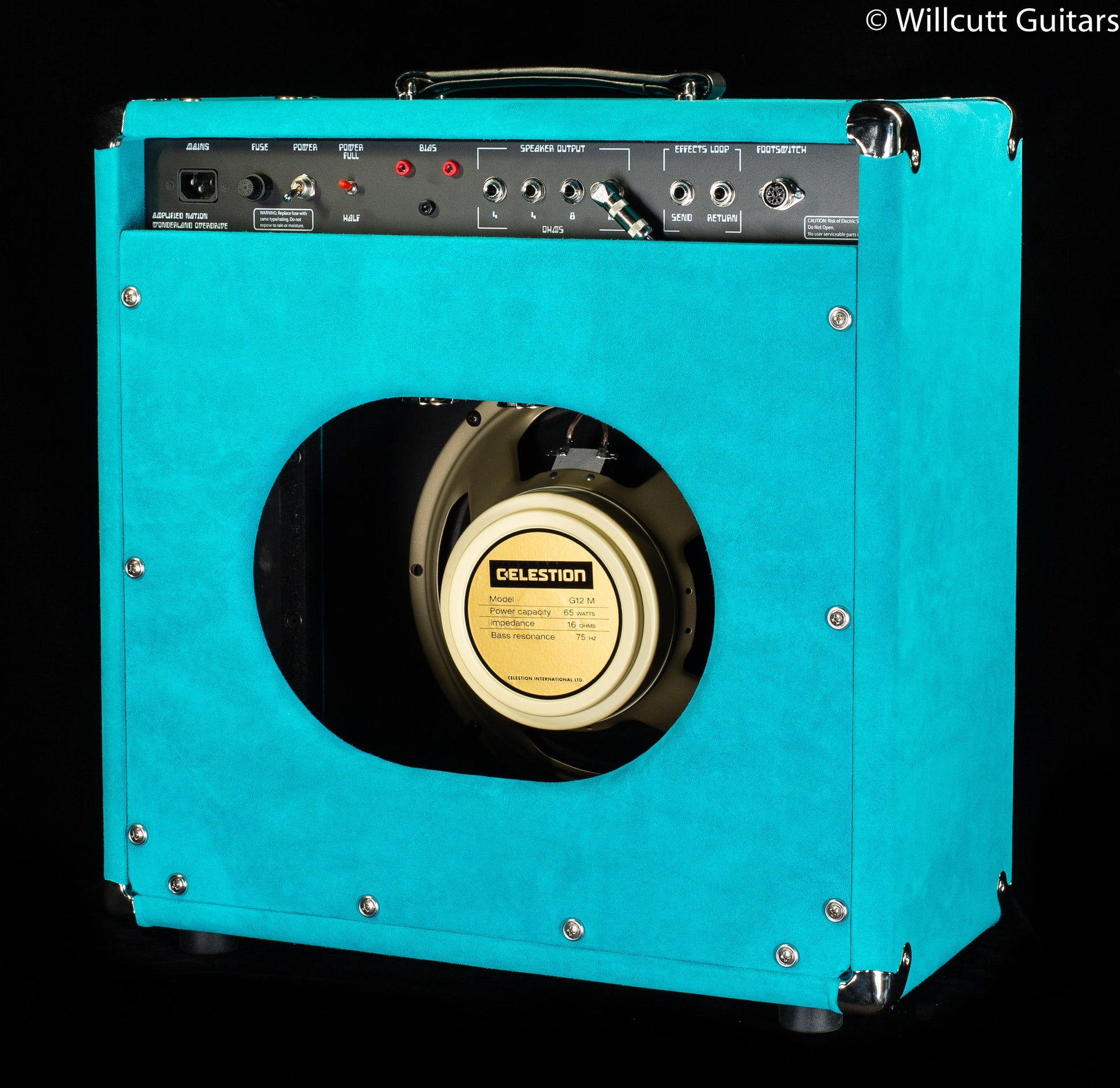 Amplified Nation Wonderland Overdrive v2 50w 1x12 Combo Teal Suede